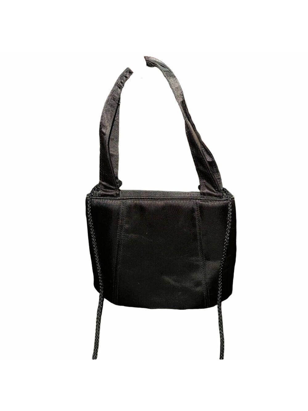 Black Satin Purse